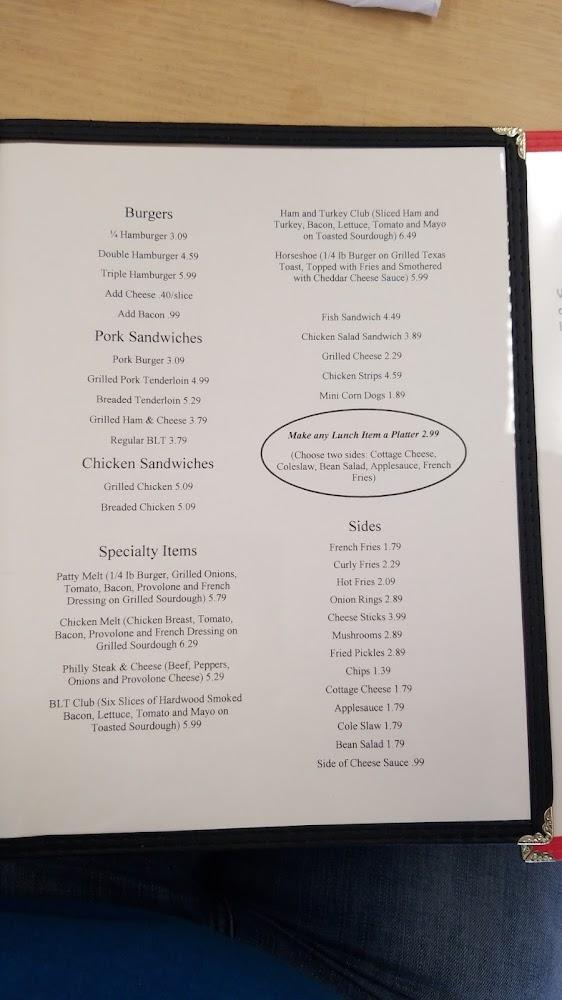 The Fillin' Station Menu image 3